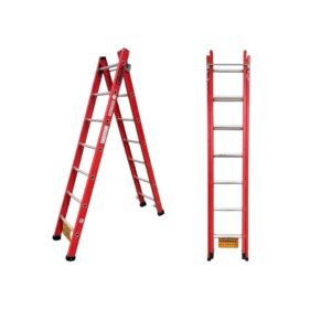 Escada Dupla Extensível - 07 Degraus – 2,20 x 3,74m – marca SÍNTESE