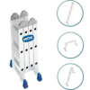 Escada Articulada - 12 Degraus com Plataforma