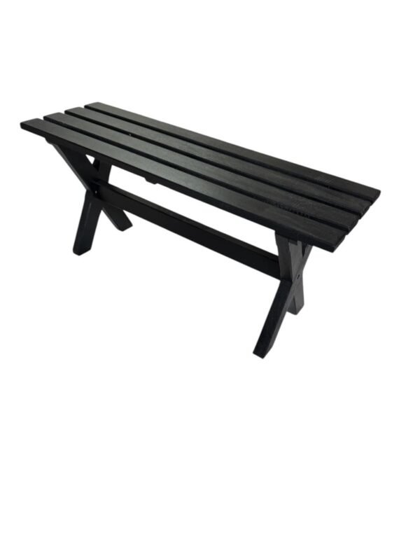 Banco Modelo X - 1,25m - Madeira Preto