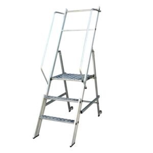 Escada Trepadeira Dobrável – 02 Degraus + Patamar 75cm