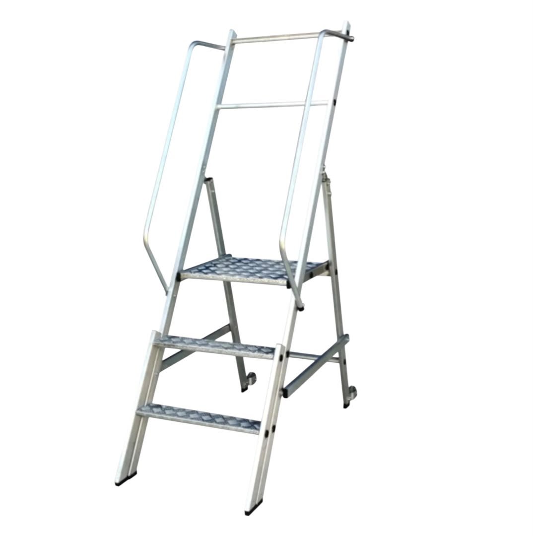Escada Trepadeira Dobrável – 02 Degraus + Patamar 75cm