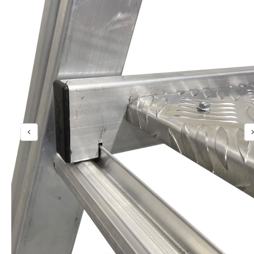Escada Trepadeira Dobrável – 5 Degraus + Patamar 150cm - Imagem 4