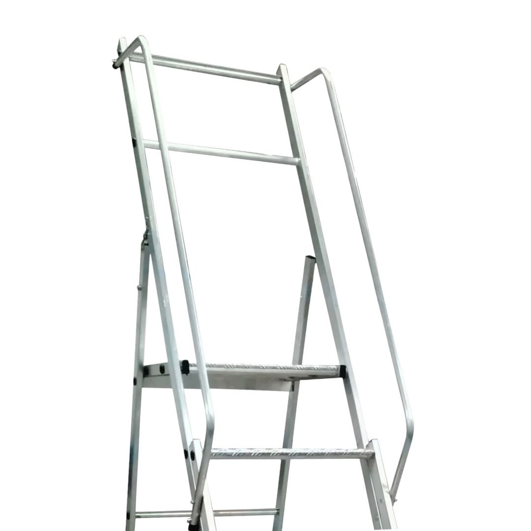 Escada Trepadeira Dobrável – 5 Degraus + Patamar 150cm - Imagem 5